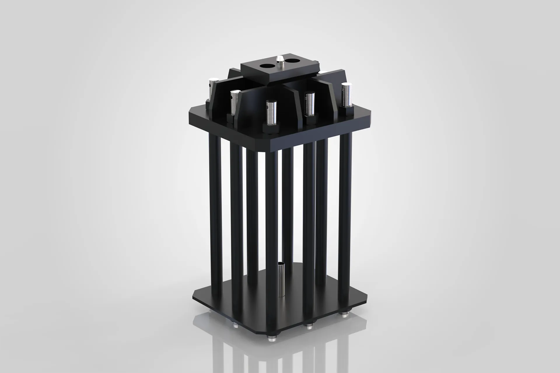 Ancrage pour grue à tour et pompe à béton fabriqué par Soudure FLF