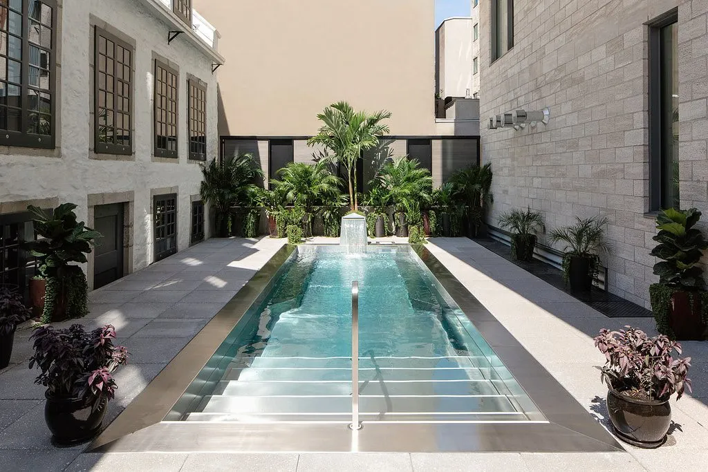 Piscine en acier inoxydable